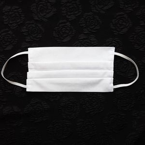 White Face Mask | Handmade, Washable, FilterPocket